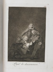 Placa de Los Caprichos, 1797-1798 de Francisco de Goya